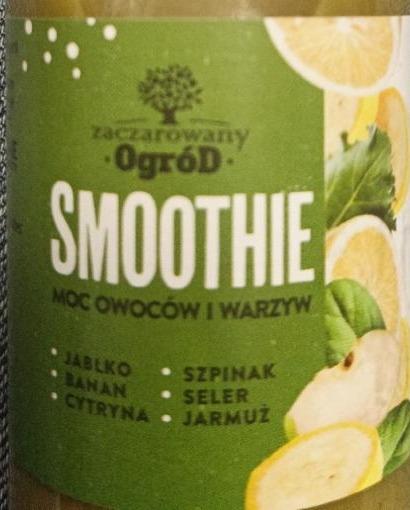 Zdjęcia - Smoothie jabłko banan cytryna szpinak seler jarmuż Zaczarowany Ogród