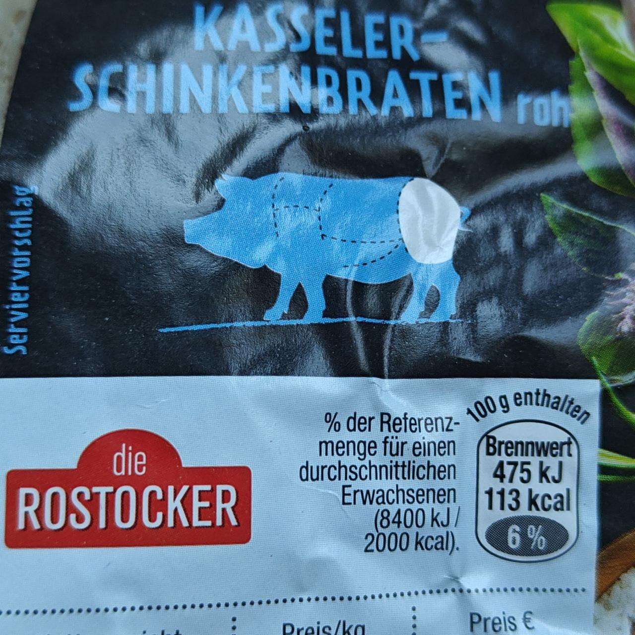 Zdjęcia - Kasseler schinkenbraten Die Rostocker