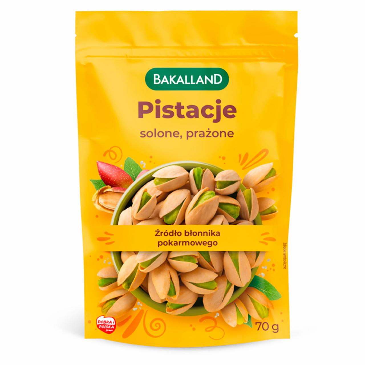 Zdjęcia - Bakalland Pistacje solone prażone 70 g