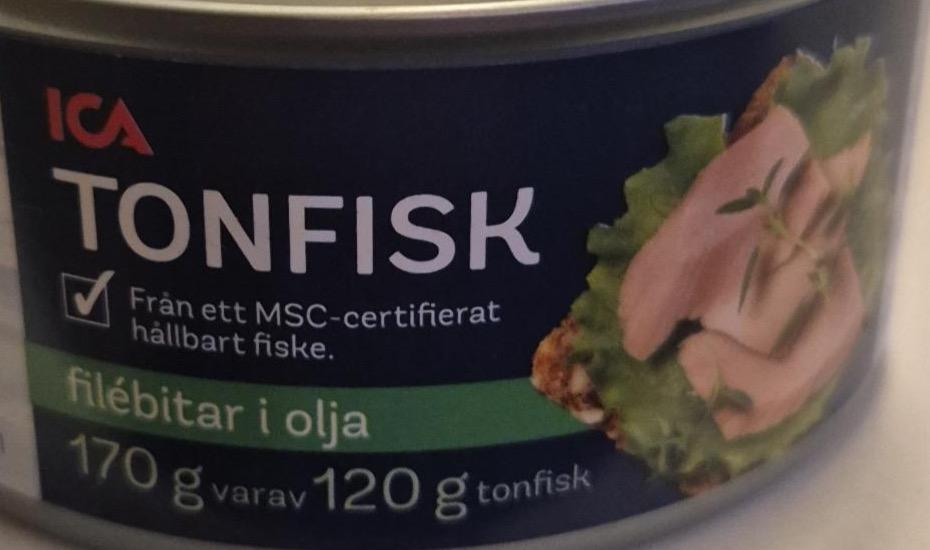 Zdjęcia - Tonfisk filébitar i olja ICA