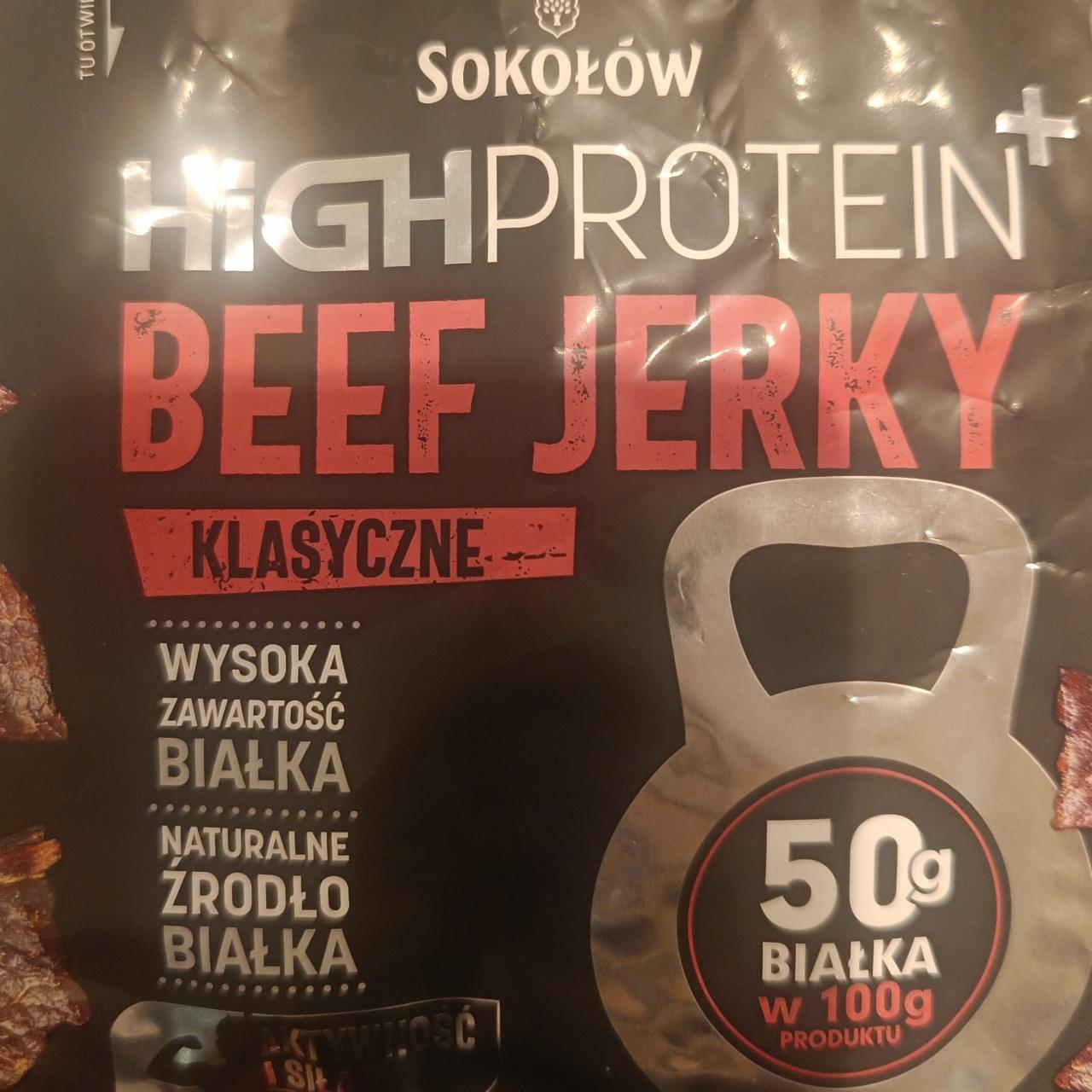 Zdjęcia - High protein beef jerky klasyczne Sokołów