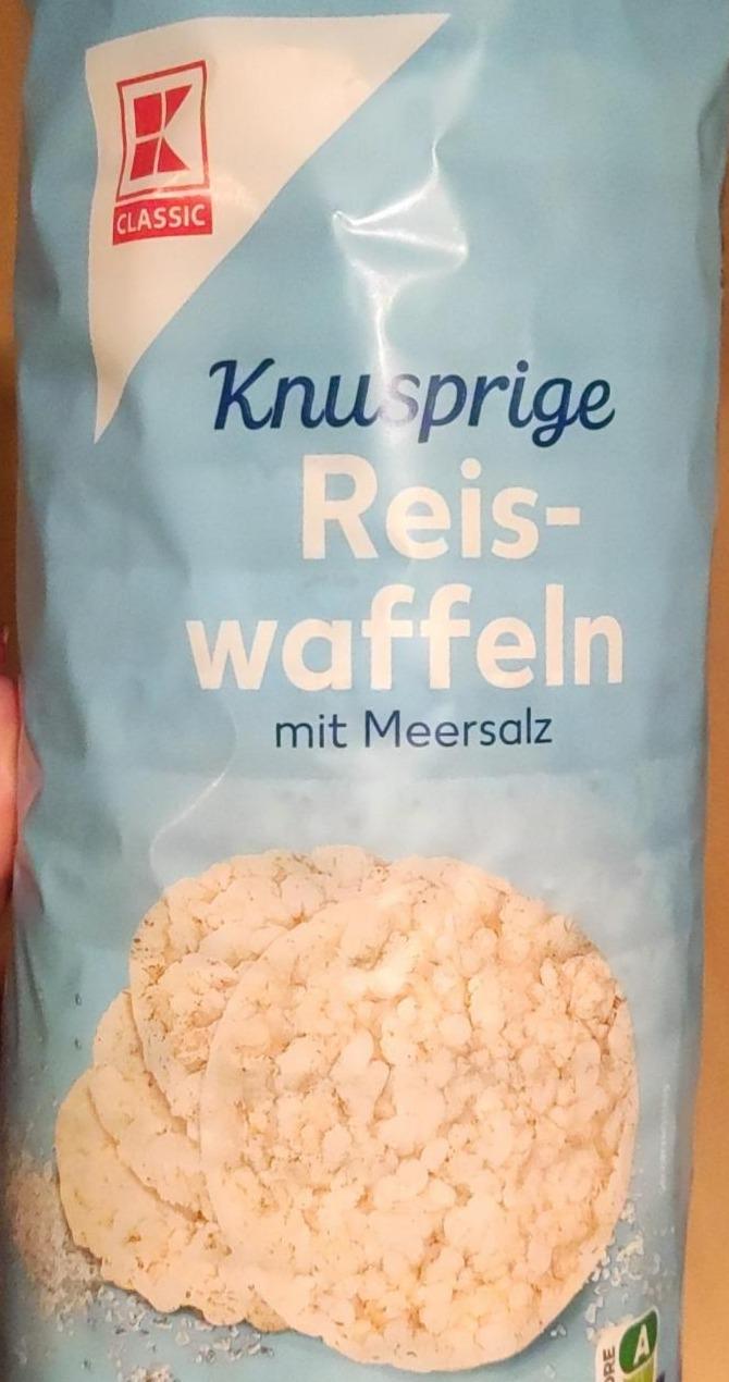 Zdjęcia - Knusprige reiswaffeln mit meersalz K-Classic