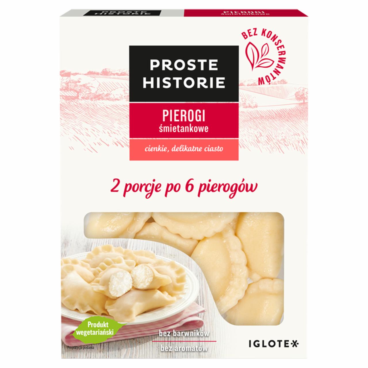 Zdjęcia - Proste Historie Pierogi śmietankowe 360 g