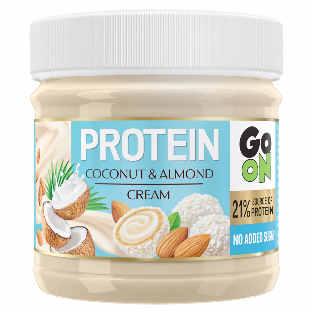Zdjęcia - Go On Protein Krem białkowy z płatkami kokosa i prażonymi migdałami 180 g