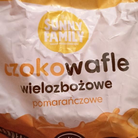 Zdjęcia - Czokowafle wielozbożowe pomarańczowe Sunny Family