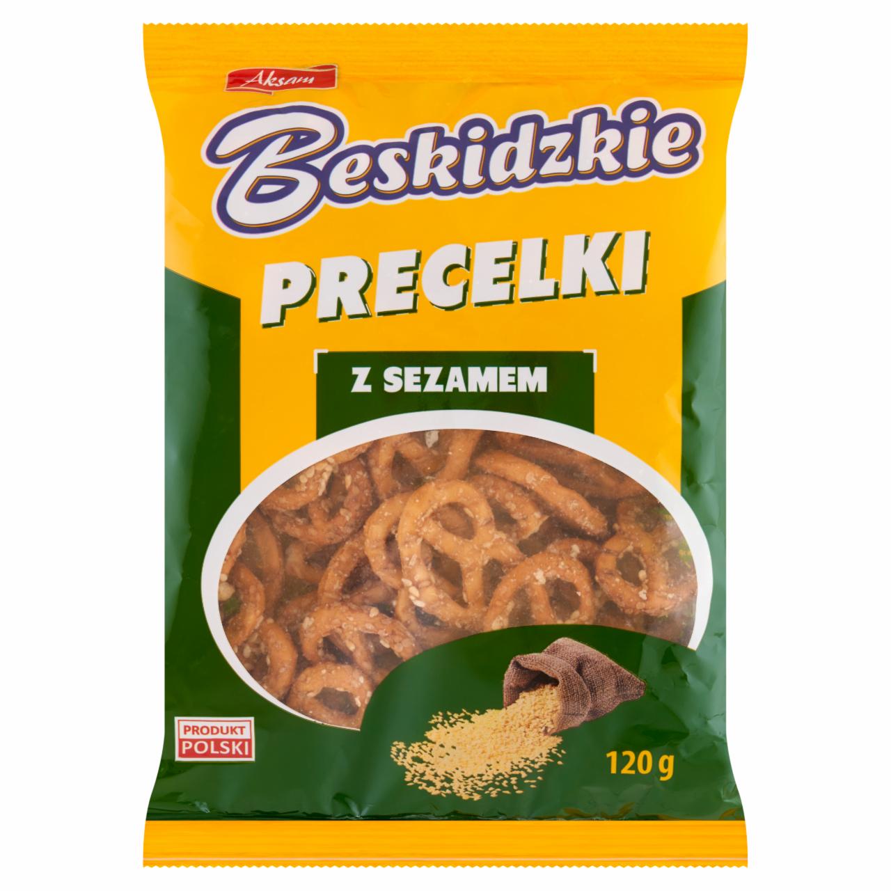 Zdjęcia - Beskidzkie Precelki z sezamem 120 g