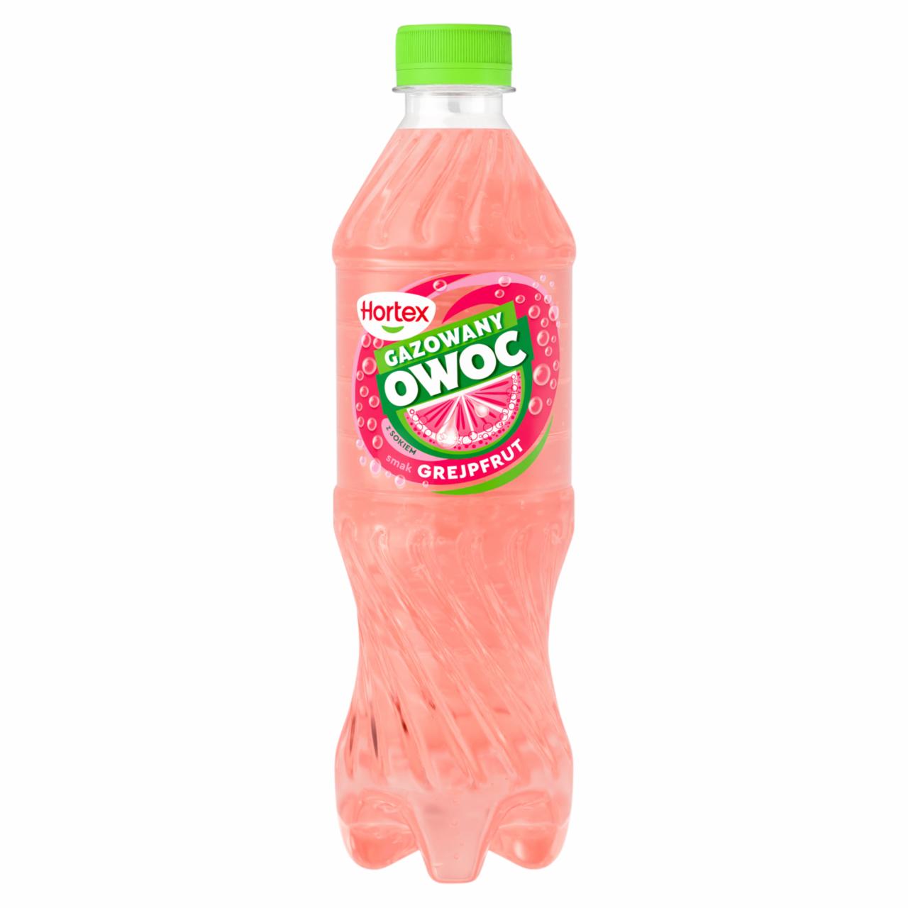 Zdjęcia - Hortex Gazowany Owoc Napój gazowany smak grejpfrut 500 ml