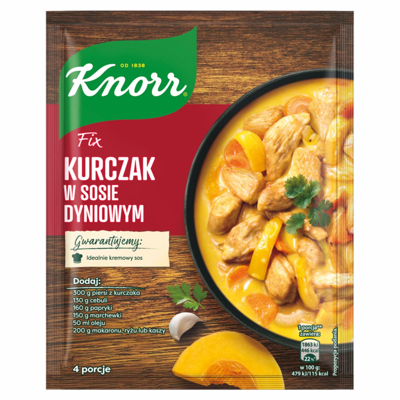 Zdjęcia - Knorr Fix kurczak w sosie dyniowym 49 g