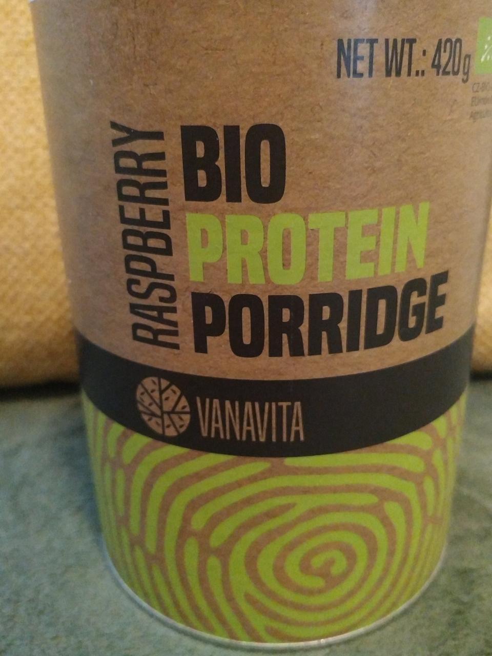 Zdjęcia - Bio protein porridge raspberry VanaVita