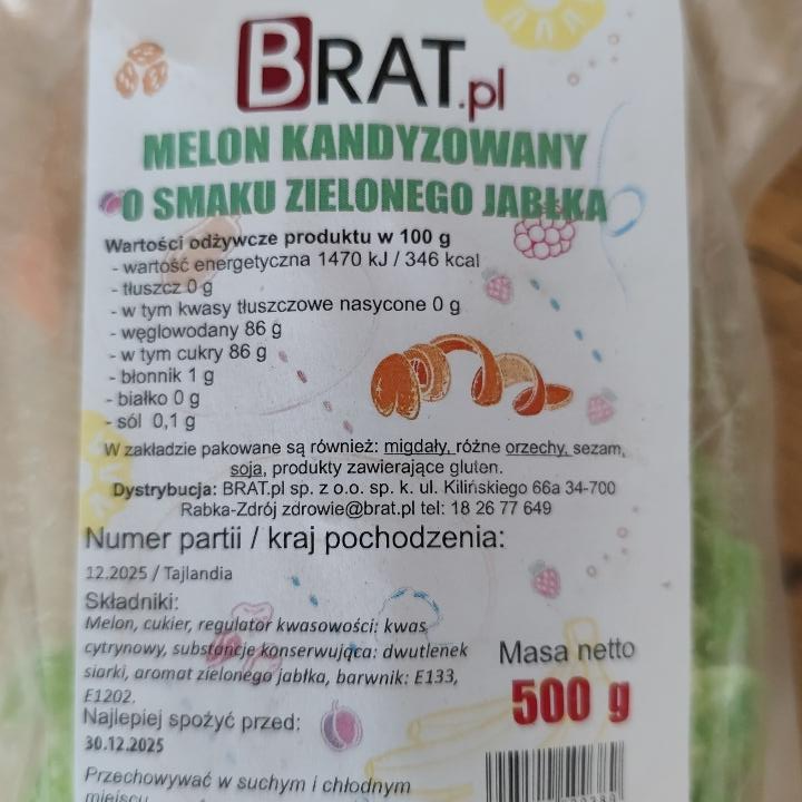 Zdjęcia - Melon kandyzowany o smaku zielonego jabłka Brat.pl