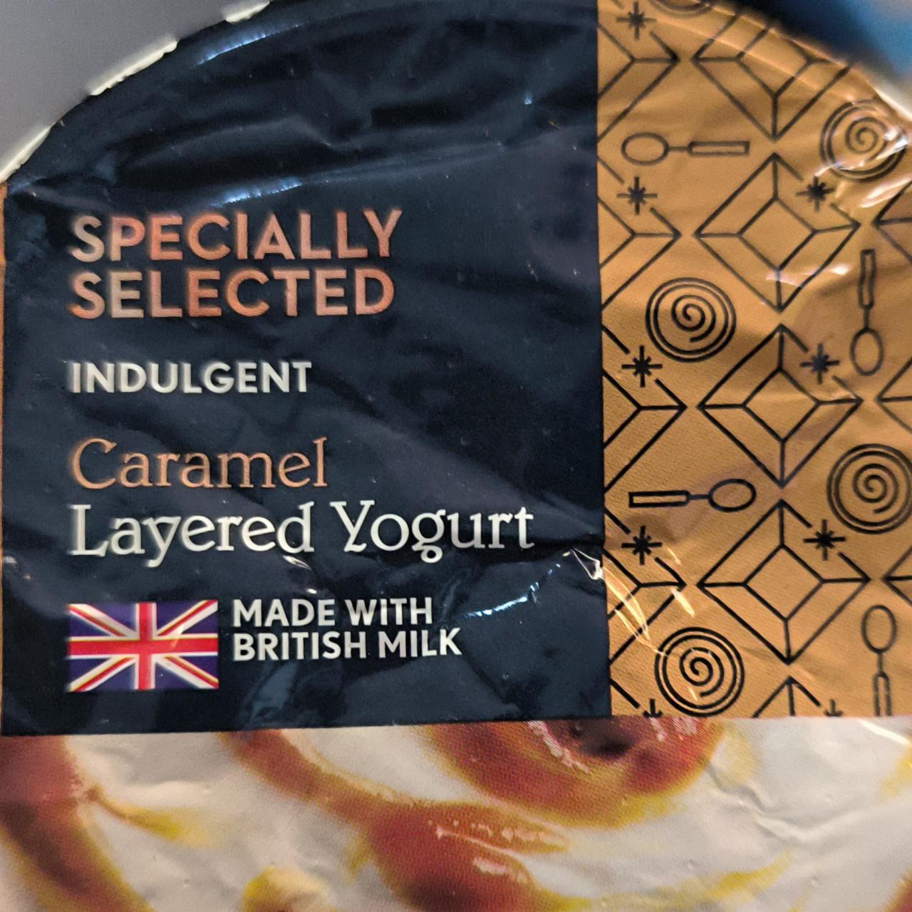 Zdjęcia - Carmel layered yogurt Specially selected