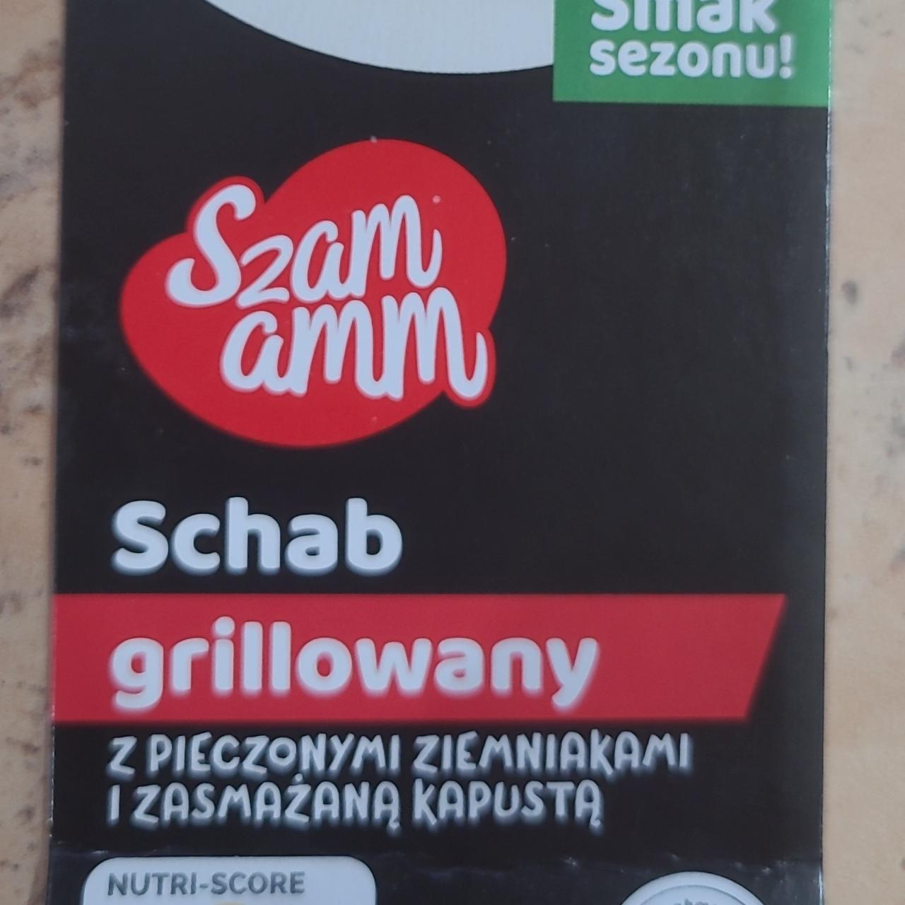 Zdjęcia - Schab grillowany z pieczonymi ziemniakami i zasmażaną kapustą Szam amm