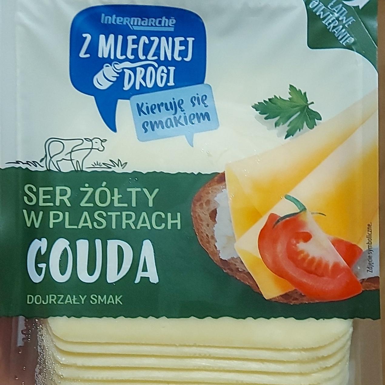 Zdjęcia - Ser żółty w plastrach gouda Intermarche