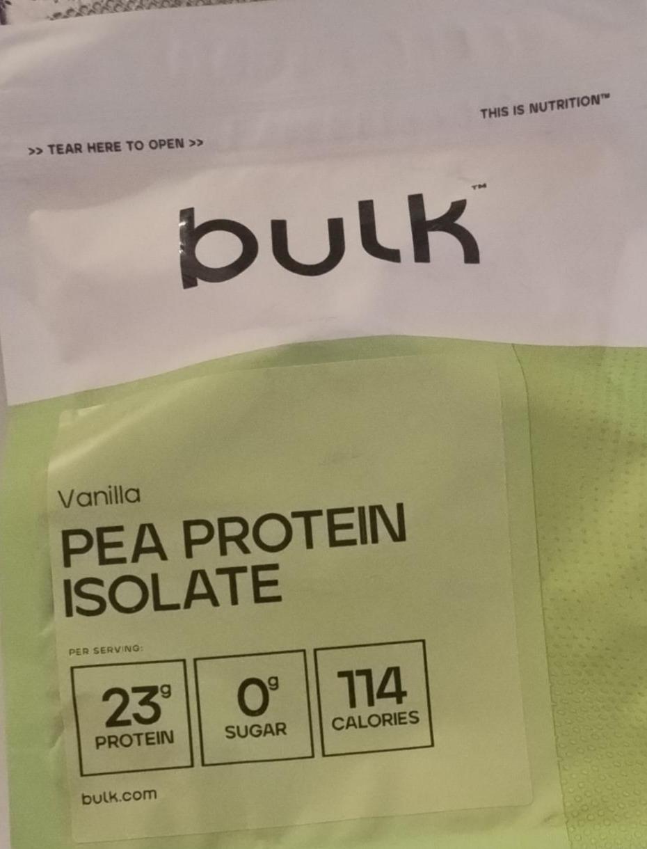 Zdjęcia - Pea protein isolate vanilla Bulk