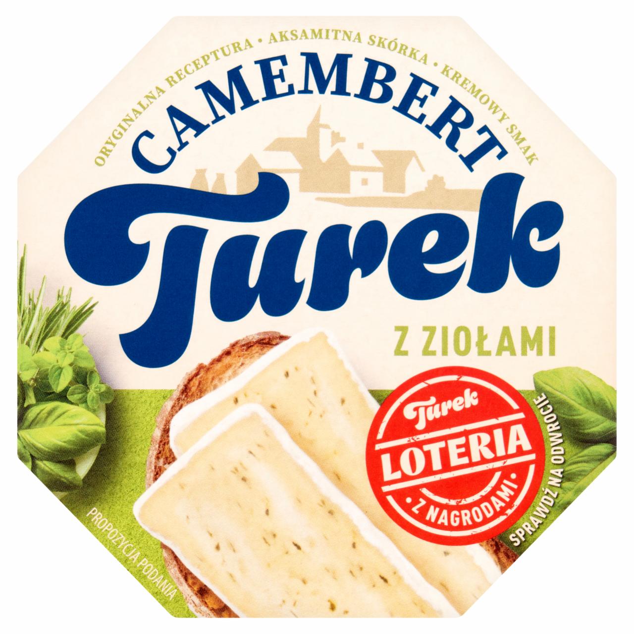 Zdjęcia - Turek Camembert z ziołami 120 g