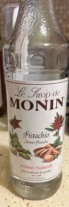 Zdjęcia - Syrop o smaku pistacjowym Monin