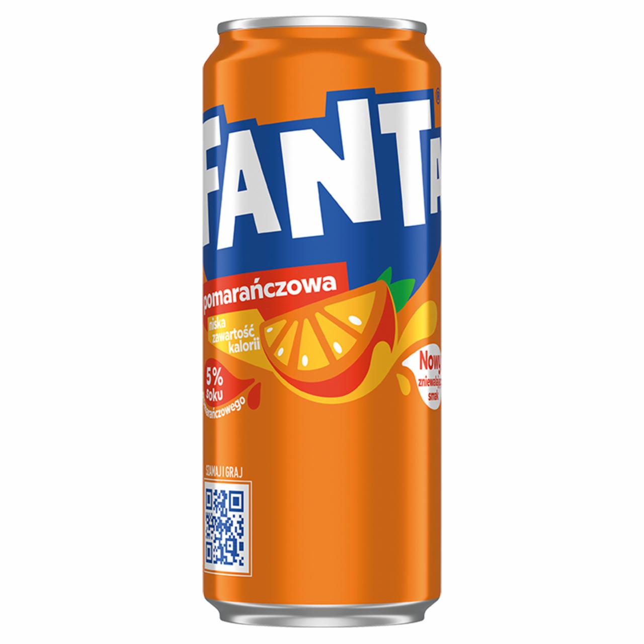 Zdjęcia - Fanta Napój gazowany o smaku pomarańczowym 330 ml