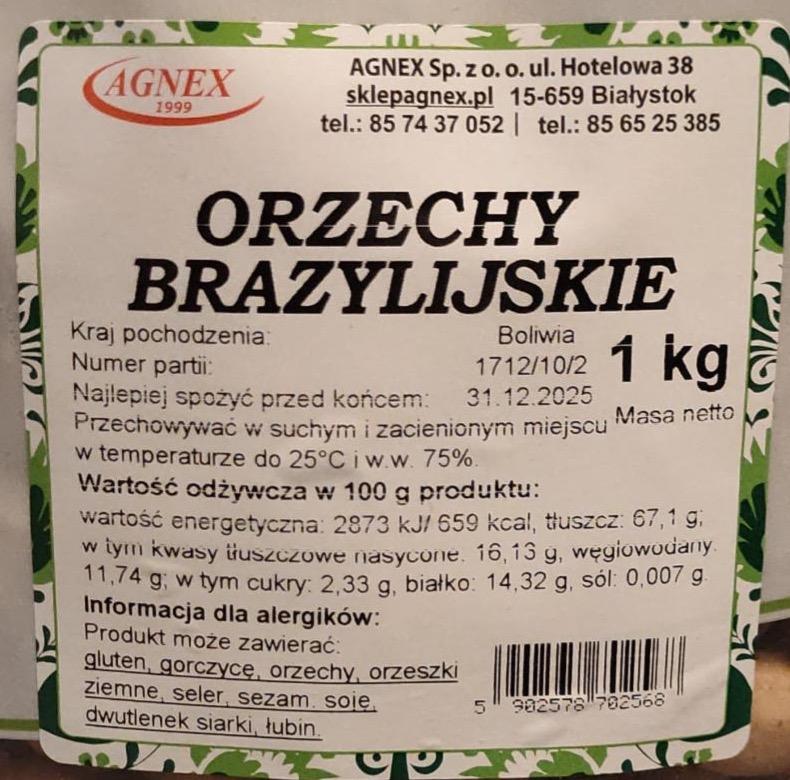 Zdjęcia - Orzechy brazylijskie Agnex