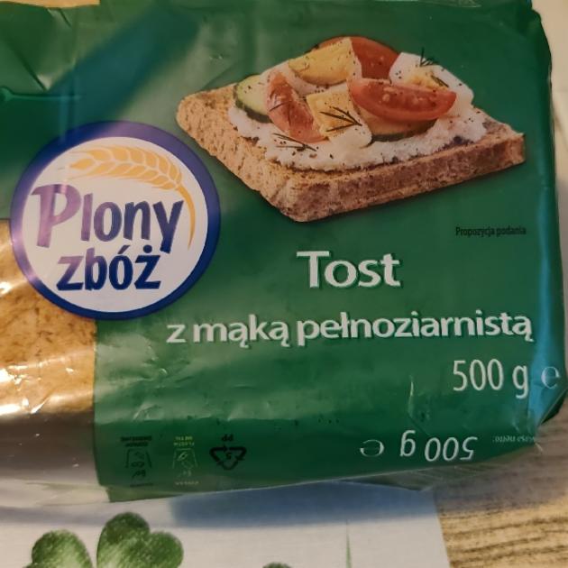 Zdjęcia - Tost z mąką pełnoziarnistą Plony zbóż