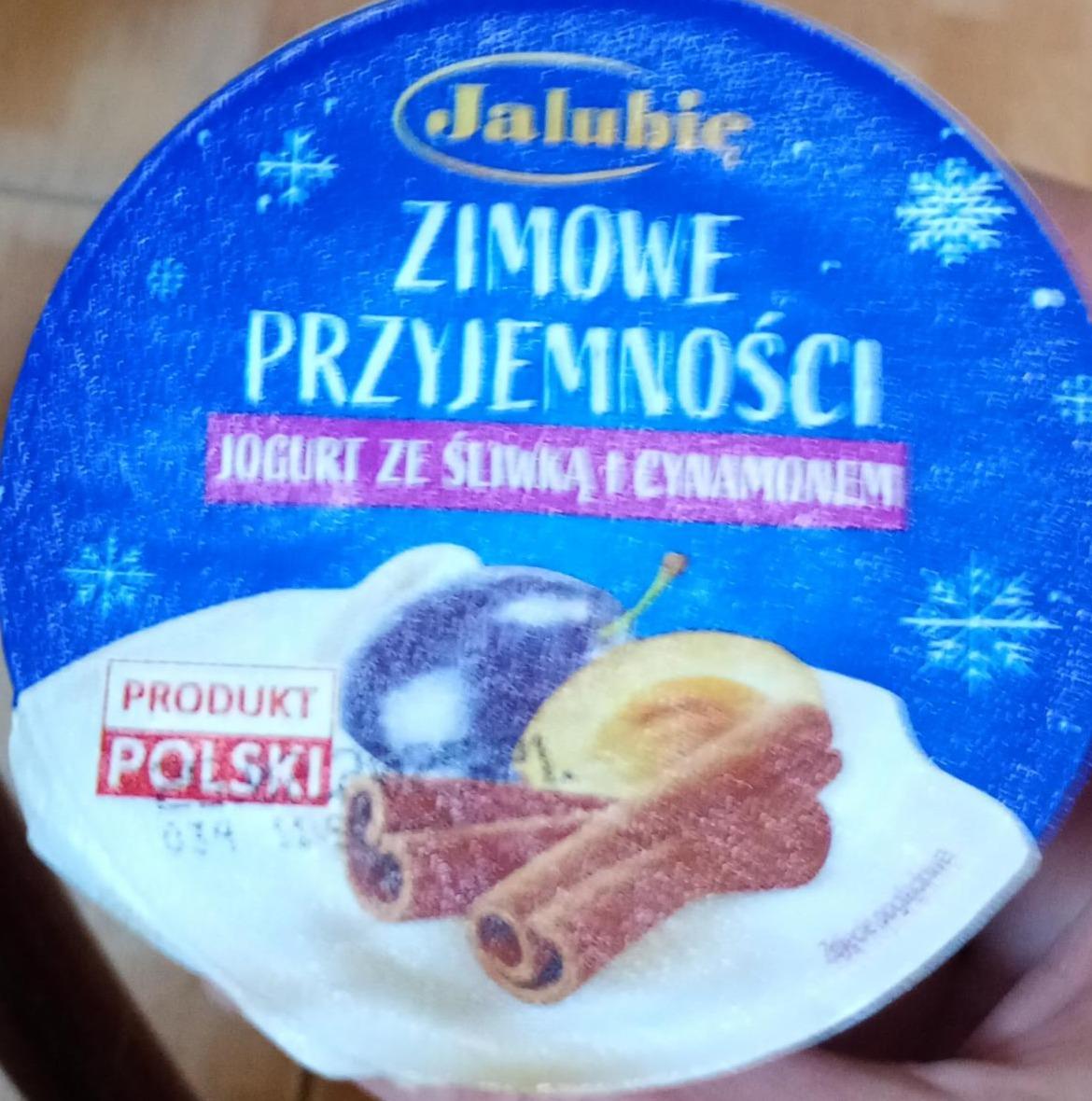 Zdjęcia - Zimowe przyjemności jogurt ze śliwką i cynamonem Ja lubię
