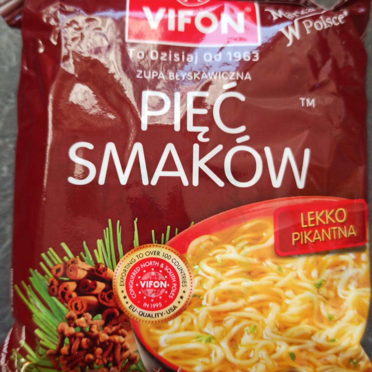 Zdjęcia - Zupa błyskawiczna pięć smaków Vifon