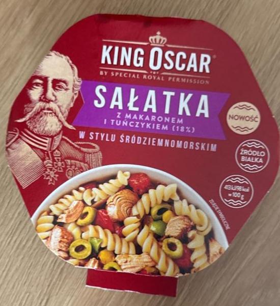 Zdjęcia - Sałatka w stylu śródziemnomorskim z makaronem i tuńczykiem King Oscar
