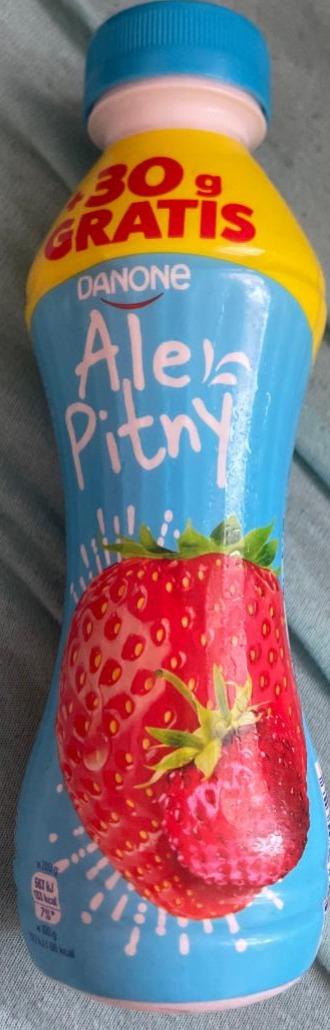 Zdjęcia - Ale Pitny Produkt mleczny o smaku truskawka-poziomka 300 g Danone