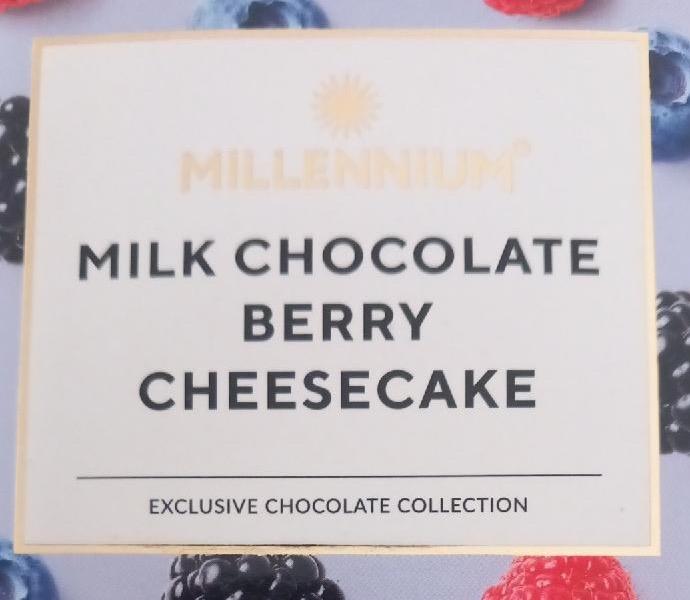 Zdjęcia - Milk chocolate berry cheesecake Millennium