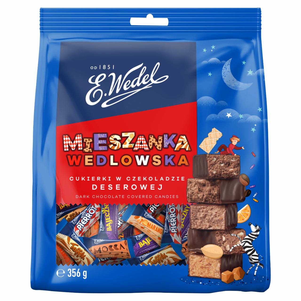 Zdjęcia - E. Wedel Mieszanka Wedlowska Cukierki w czekoladzie deserowej 356 g