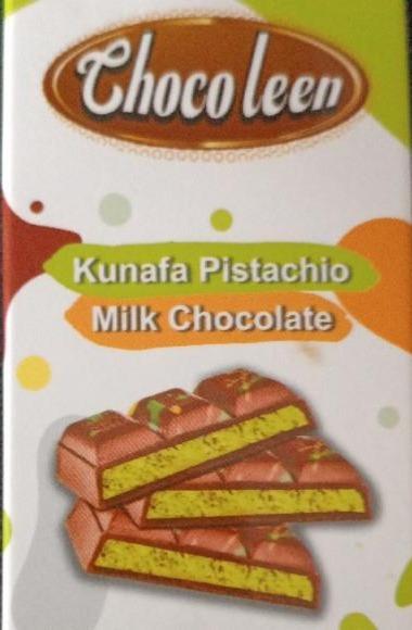 Zdjęcia - Kunafa pistachio milk chocolate Chocoleen