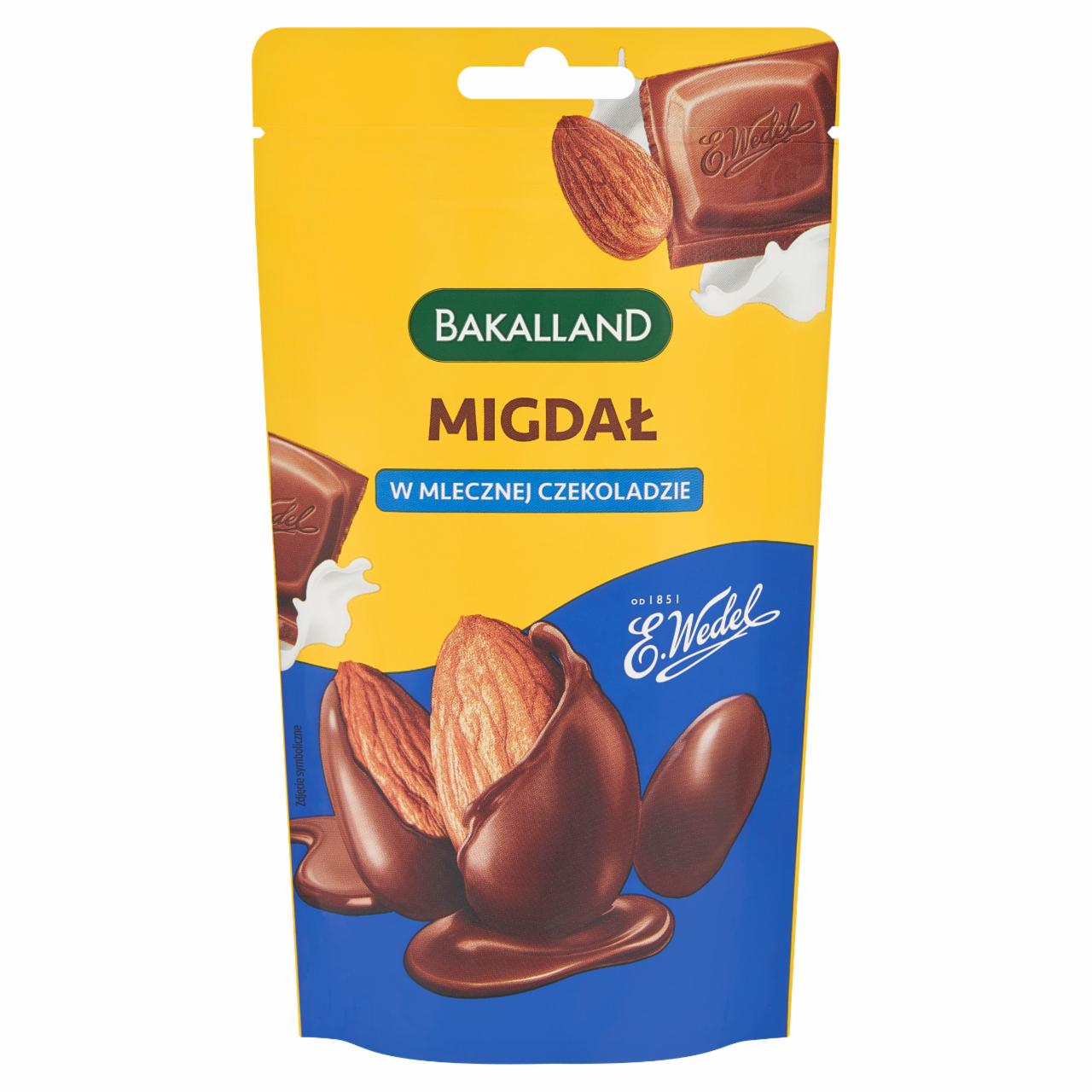 Zdjęcia - Bakalland Migdał w mlecznej czekoladzie 75 g