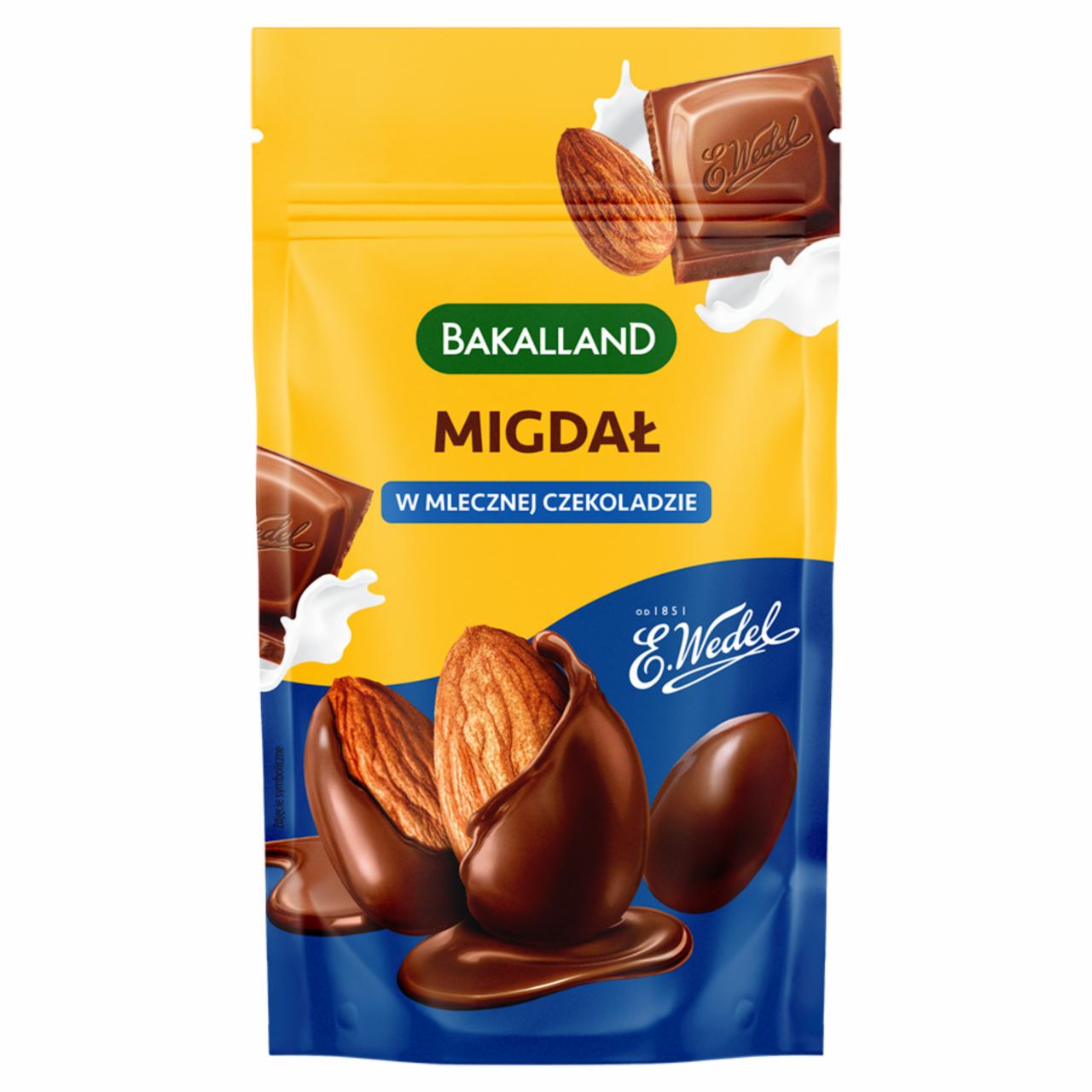 Zdjęcia - Bakalland Migdał w mlecznej czekoladzie 75 g