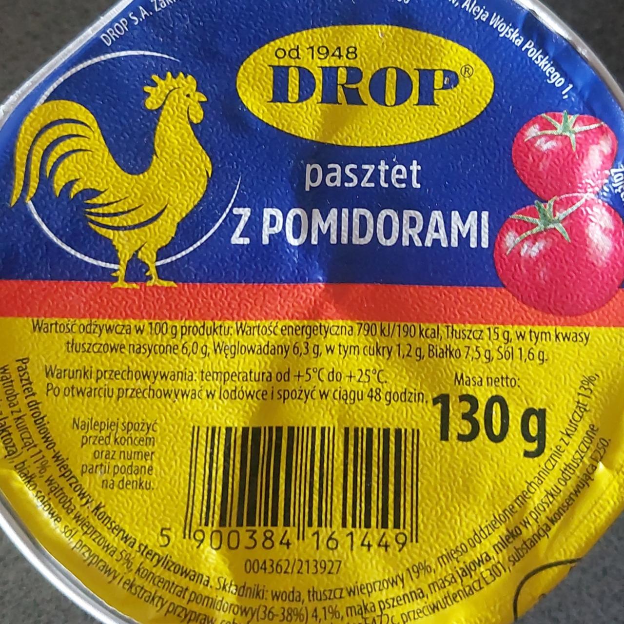 Zdjęcia - Pasztet z pomidorami Drop