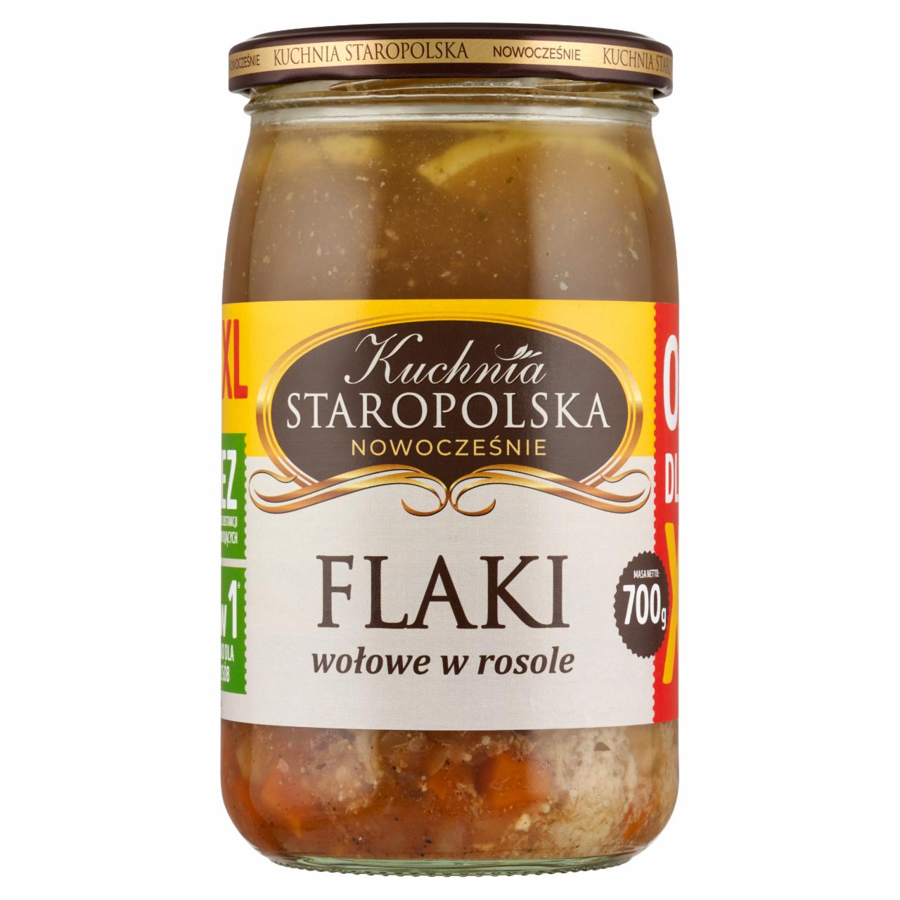 Zdjęcia - Kuchnia Staropolska Flaki wołowe w rosole 700 g