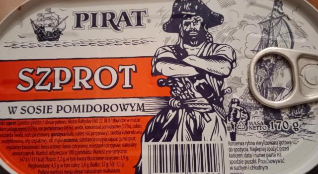 Zdjęcia - Pirat Szprot w sosie pomidorowym 170 g