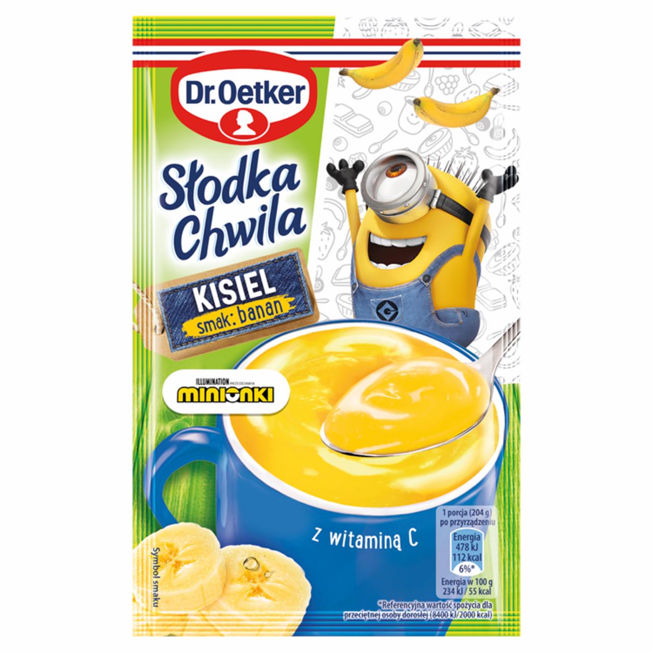 Zdjęcia - Słodka chwila kisiel smak banan Dr.Oetker