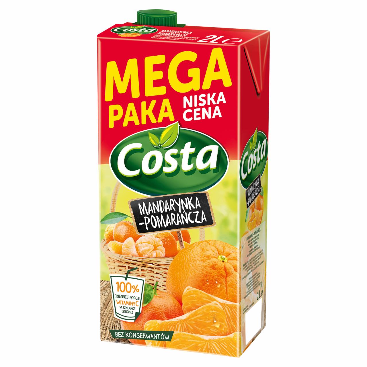Zdjęcia - Costa Napój mandarynka-pomarańcza 2 l