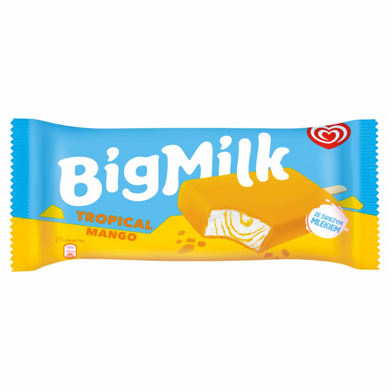 Zdjęcia - Big Milk Tropical Mango Lody 100 ml