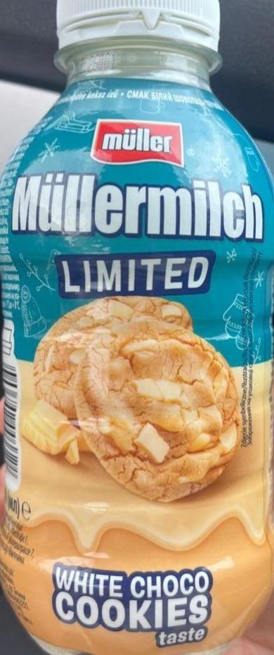 Zdjęcia - Müllermilch white choco cookies taste Muller