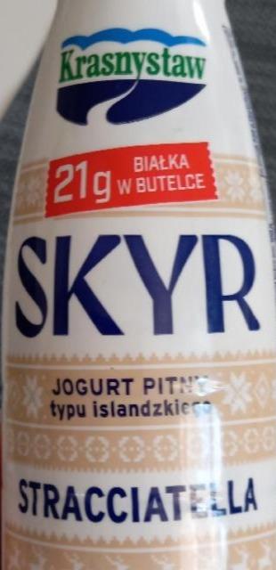 Zdjęcia - Skyr jogurt pitny typu islandzkiego straciatella Krasnystaw