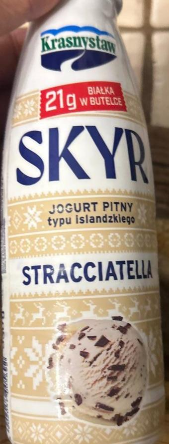 Zdjęcia - Skyr jogurt pitny typu islandzkiego straciatella Krasnystaw