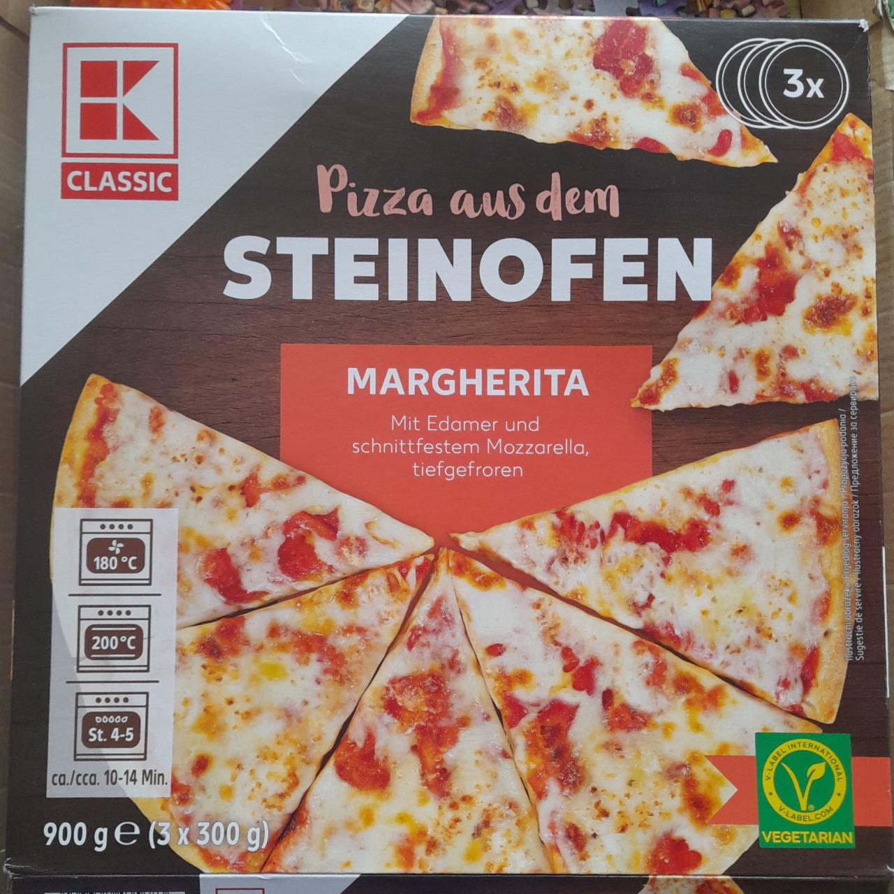 Zdjęcia - Pizza aus dem steinofen margherita K-Classic