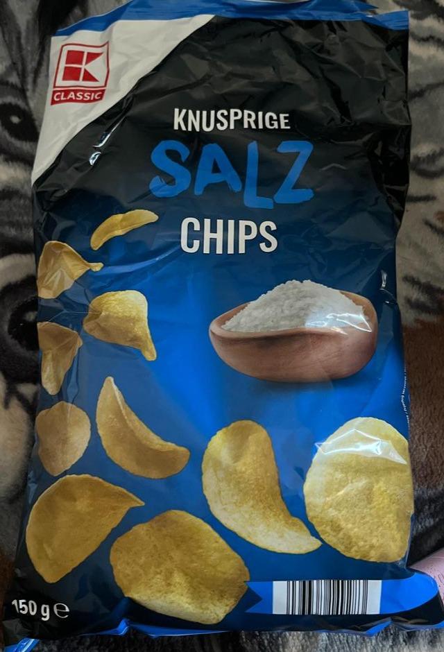 Zdjęcia - Chipsy ziemniaczane solone K-Classic