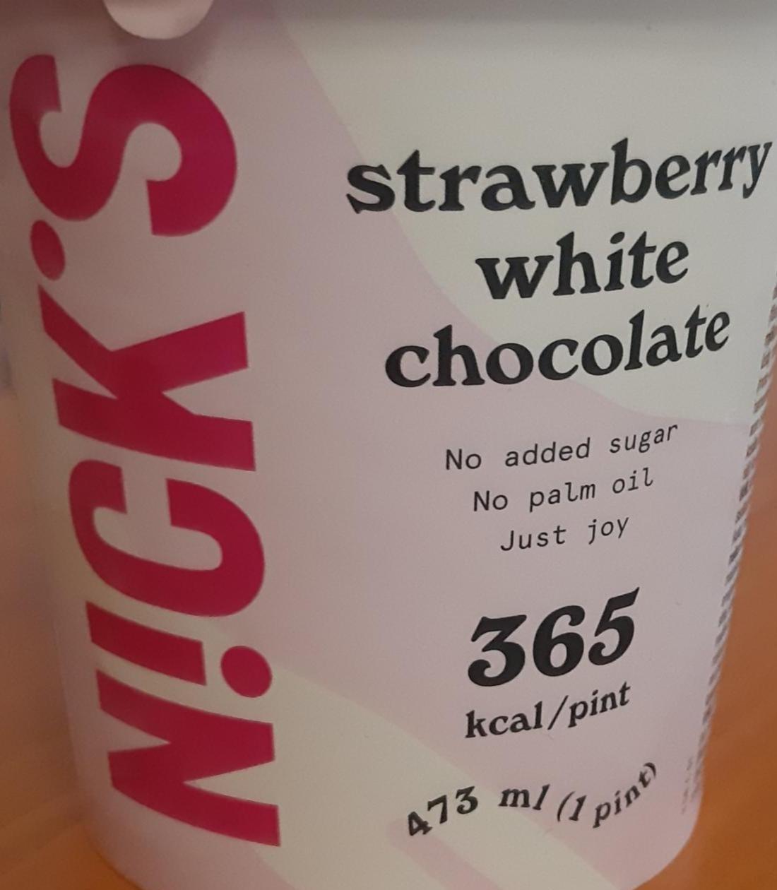 Zdjęcia - Strawberry white chocolate N!ck's