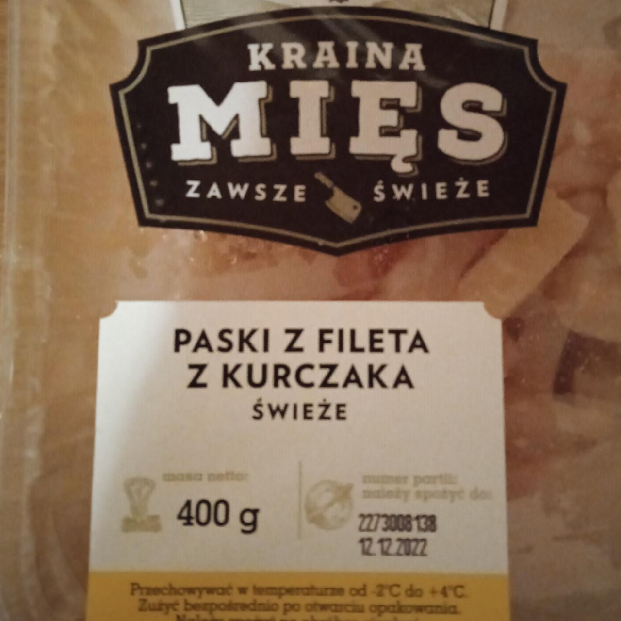Zdjęcia - Morliny Kurczak paski z fileta z piersi kurczaka 0,400 kg