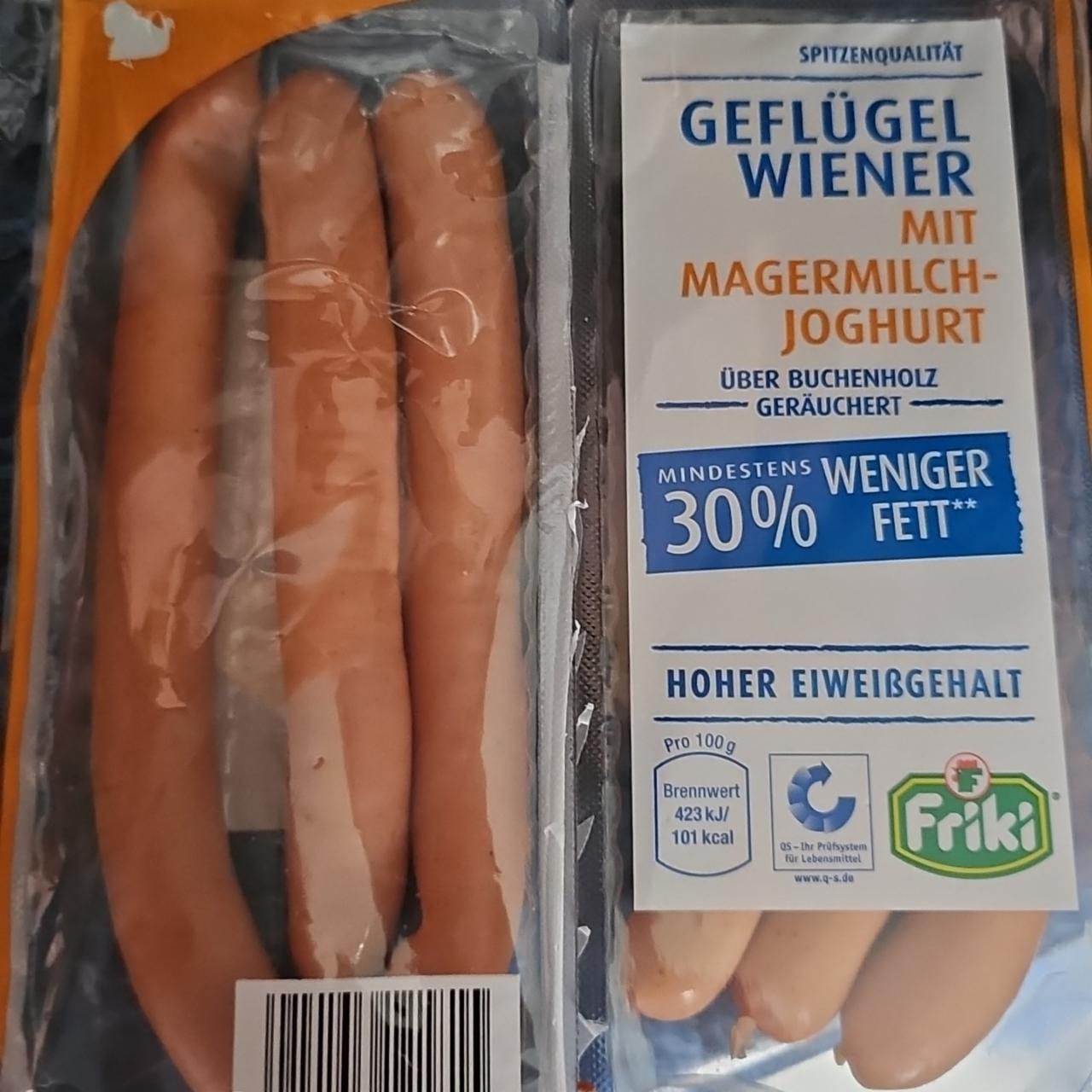 Zdjęcia - Geflügel wiener mit magermilch joghurt Frikl