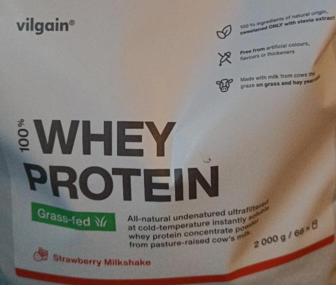 Zdjęcia - Whey protein strawberry milkshake Vilgain