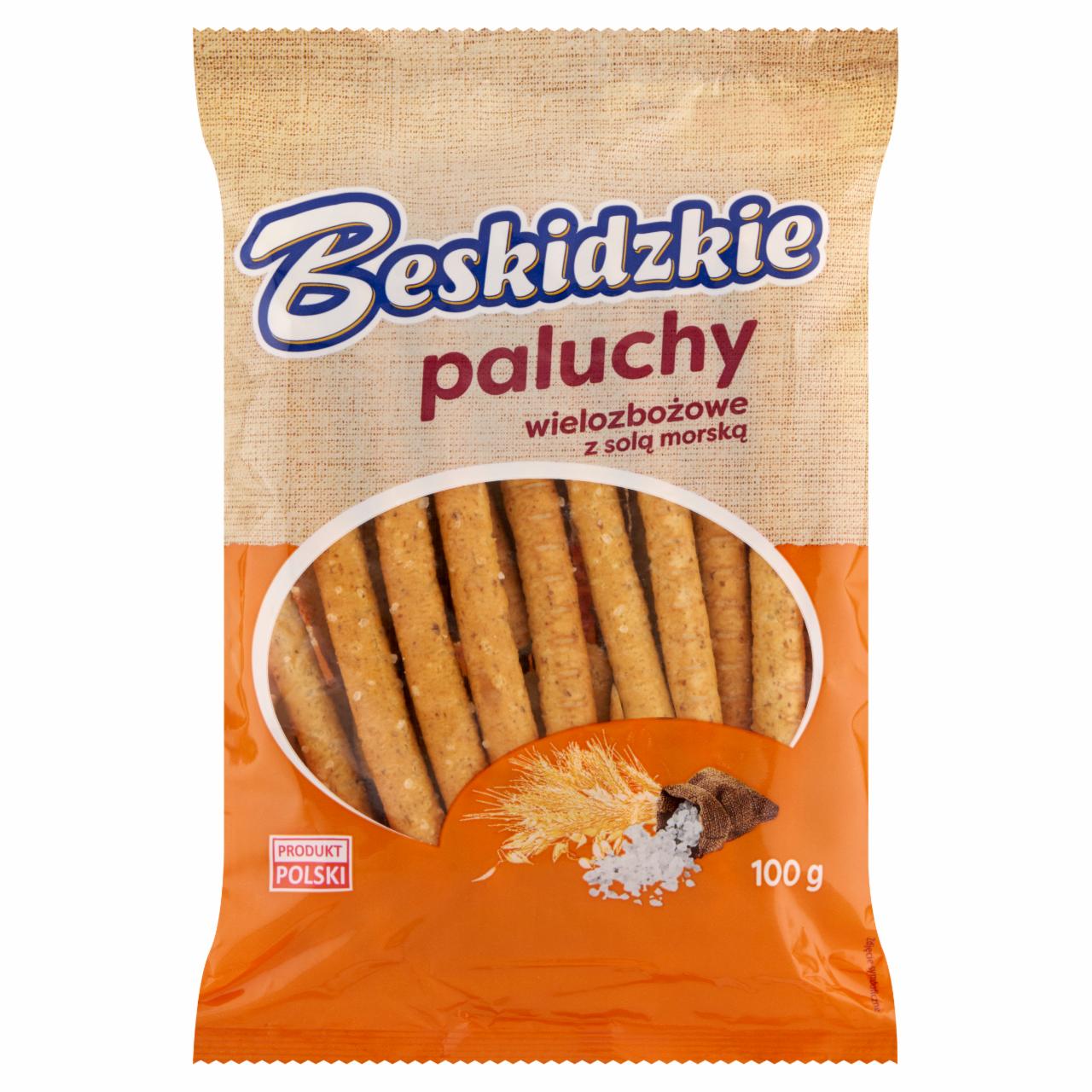 Zdjęcia - Beskidzkie Paluchy wielozbożowe z solą morską 100 g
