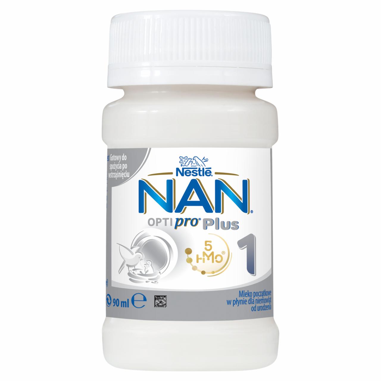 Zdjęcia - NAN OPTIPRO Plus 1 Mleko początkowe w płynie dla niemowląt od urodzenia 90 ml