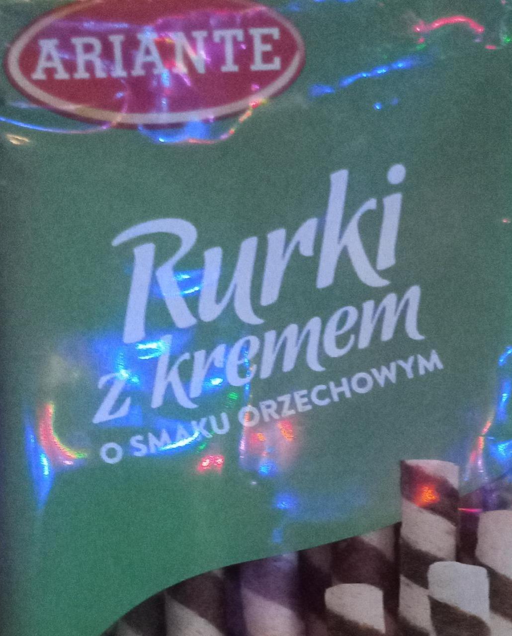 Zdjęcia - Rurki z kremem o smaku orzechowym Ariante